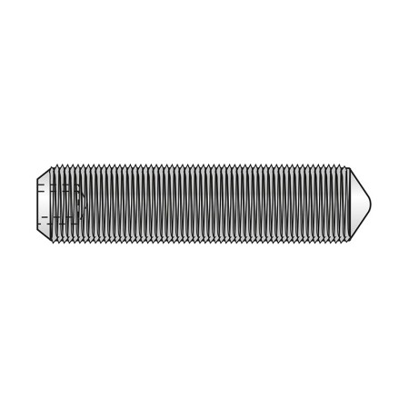 Stift filetat cu locas inbus si varf M16 x 100 mm, Otel Inox A2, Standard, 10 buc/cutie - 10 BUC / CUTIE