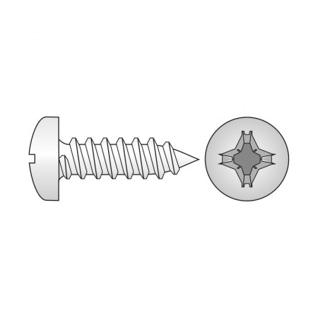 Surub cu cap bombat pentru tabla DIN 7981, Rocast