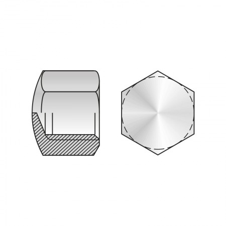 Piulita hexagonala infundata DIN 917, Rocast