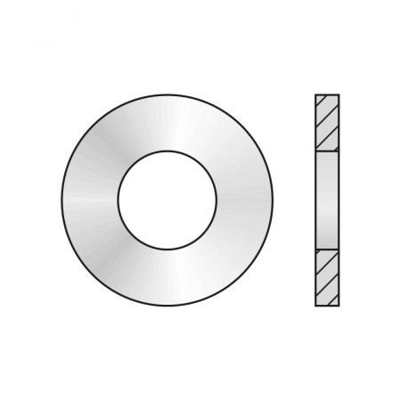 Saiba plata forma  A  DIN 125, Rocast