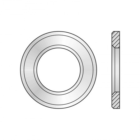 Saiba plata  IP  de inalta rezistenta DIN 6916, otel, zincat, Rocast