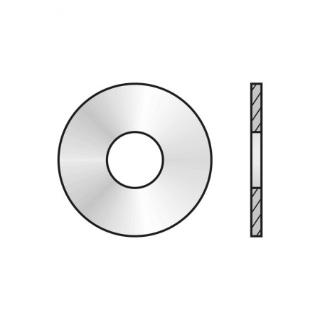 Saiba plata serie mare 3d DIN 9021, Rocast