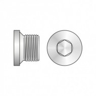 Dop cu filet exterior cu locas hexagonal DIN 908, otel gr.5.8, Rocast
