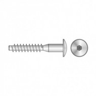 Surub de imbinare ø7 mm, UNITA, cap bombat, locas inbus SW4, otel, zincat, Rocast