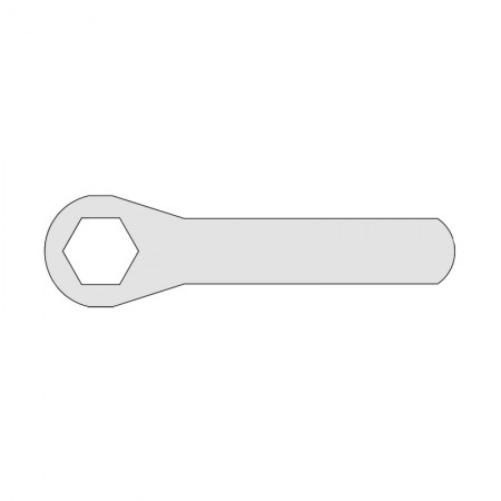 Cheie piulita hex, otel, zincat, Rocast