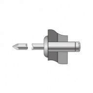 Pop-nit cap bombat, Aluminiu - Inox, Bralo