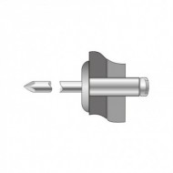 Pop-nit cap lat, Aluminiu - Inox, Bralo