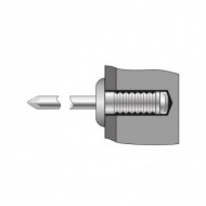 Pop-nit ingropat cap bombat, Aluminiu - Otel, Bralo