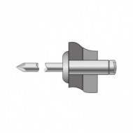 Pop-nit cap bombat, Aluminiu - Aluminiu, Bralo