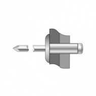 Pop-nit cap lat, Otel - Otel, mandrina din otel zincat A1 K, Bralo