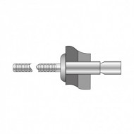 Pop-nit pentru constructii metalice cap bombat, Otel - Otel , Bralo