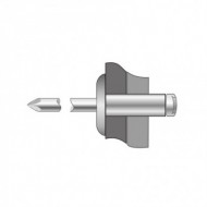 Pop-nit cap lat, corp din Inox A2, mandrina din Inox A2, Bralo