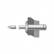 Pop-nit cap bombat, corp din cupru, mandrina din bronz, Bralo