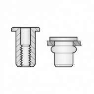 Piulita-nit standard, din otel zincat A3K, Bralo