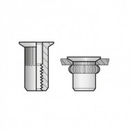 Piulita-nit ingropate cap tesit, otel zincat A3K, Bralo