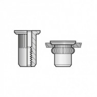 Piulita-nit ingropate cap tesit 90°, otel zincat A3K, Bralo