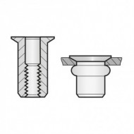 Piulita-nit cap tesit, inox A2 (AISI 304), Bralo