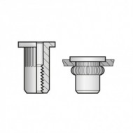 Piulita-nit ingropate cap lat, inox A2 (AISI 304), Bralo