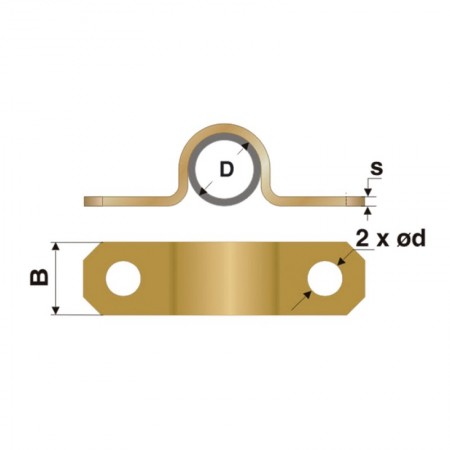 Brida usoara 1 x D, Rocast