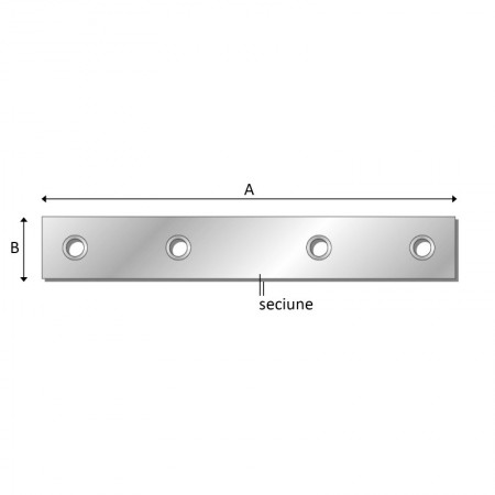 Placuta zincata tip 2, Rocast