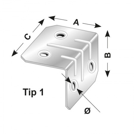 Coltar zincat tip 1, Rocast