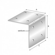 Coltar zincat tip 7 - 60x60mm /8xR5, Rocast