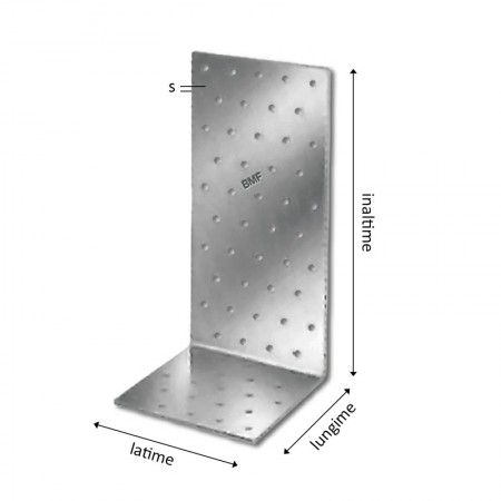 Coltare perforate 1.5 mm, zincate, Rocast