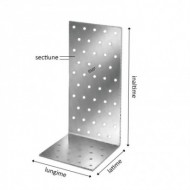 Legaturi de colt din tabla perforata 2.5 mm, Rocast