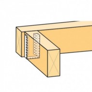 Papuci de grinda BSDI cu fixare cu cui ancora Ø4 / surub Ø5 mm, perforatii Ø5 / Ø13 mm, Rocast
