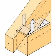 Papuci de caprior H, fixare cui ancora Ø4 / surub Ø5 mm, perforatii Ø5 mm, Rocast