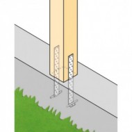 Ancora pentru beton, fixare cui ancora Ø4 / surub Ø5 mm, perforatii Ø5 mm, Rocast