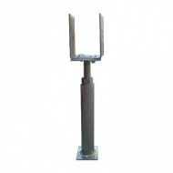 Papuci de reazem reglabili, Tip DV80 - Vario, teava suport Ø42 mm, fixare cui ancora Ø4 / bolț,  Rocast