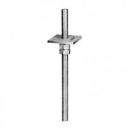 Papuci de reazem reglabili PB 80, fixare cui ancora Ø4 / șurub Ø5, perforatii Ø5, Ø13 mm, Rocast