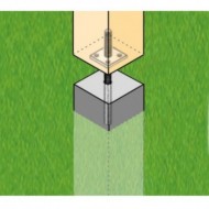Papuci de reazem reglabili PB 80, fixare cui ancora Ø4 / șurub Ø5, perforatii Ø5, Ø13 mm, Rocast