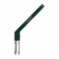 Suport simplu pentru prinderea sarmei ghimpate - serie grea, dimensiuni stalp 60 x 40 mm, Rocast