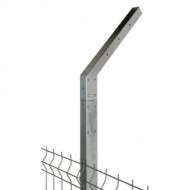 Suport simplu pentru prinderea sarmei ghimpate - serie grea, dimensiuni stalp 60 x 40 mm, Rocast