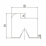 Opritor cilindric, 93 x 95 mm, Rocast