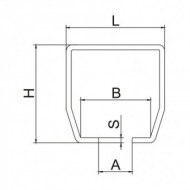 Profil rulare pentru dispozitiv cu 5 roti, Serie medie - 5.8 metri, Rocast