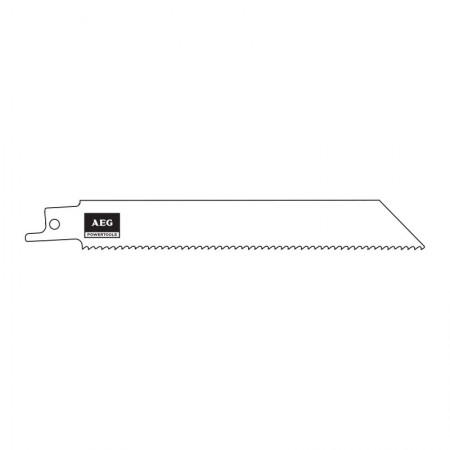 Panze pentru fierastraie sabie AEG, model S 811 H, L 150 mm, distanta dinti 2.5 mm, 3 buc|set, AEG