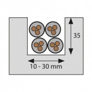 Masina de santuit, model MS 1706 FR, D x d disc 140 x 22.23 mm, 7500 rpm, 1400|950 W, adancime de taiere 35 mm, Flex