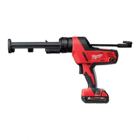 Pistol pentru cartuse de silicon, Heavy Duty, model C18 PCG310C-201B, 18 V|2.0 Ah tip cartus tub, capacitate 310 ml, Milwaukee