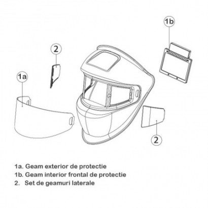 Geam interior frontal de...