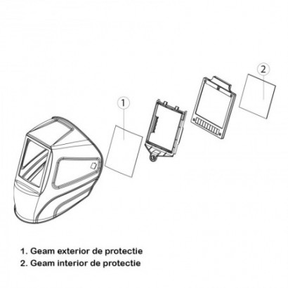 Geam interior de protectie...