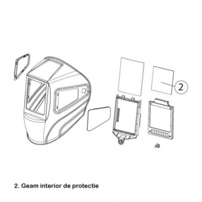 Geam interior de protectie...