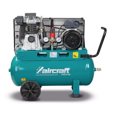 Compresor model AIRSTAR 401/50 E, debit 266 litri/min., presiune max. 10 bari, capacitate rezervor 50 litri, Aircraft