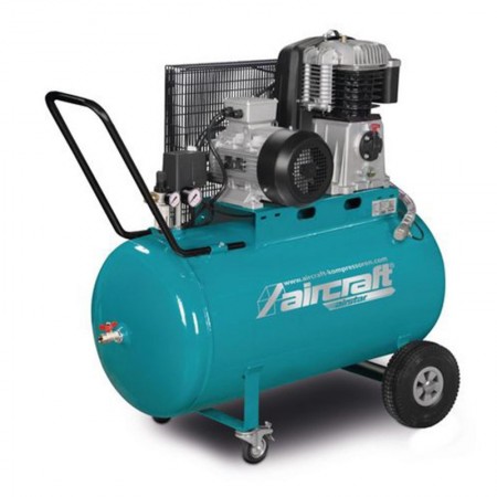 Compresor model AIRSTAR 853/200, debit 680 litri/min., presiune max. 10 bari, capacitate rezervor 200 litri, Aircraft