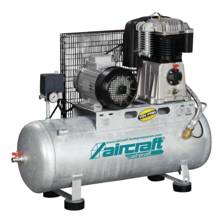 Compresor model AIRPROFI 853/100/10 H, debit 680 litri/min, presiune max. 10 bari, capacitate rezervor 100 litri, Aircraft
