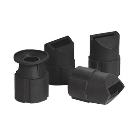 Set de 4 duze (punctiforma, suprafete, margini interioare / exterioare) pentru pistol de sablat cu aer comprimat pentru curatarea vopselei si a ruginii - DHS 1, Unicraft