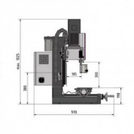 Masina de frezat MH 25 V, Optimum