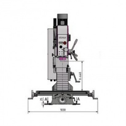 Masina de frezat MH 35G,...